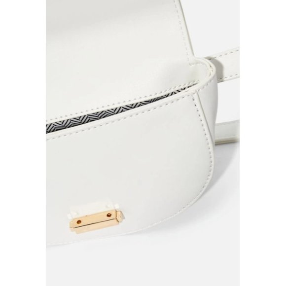 JUST FAB Get up and Go Belt Bag White/Cream - Picture 5 of 6
